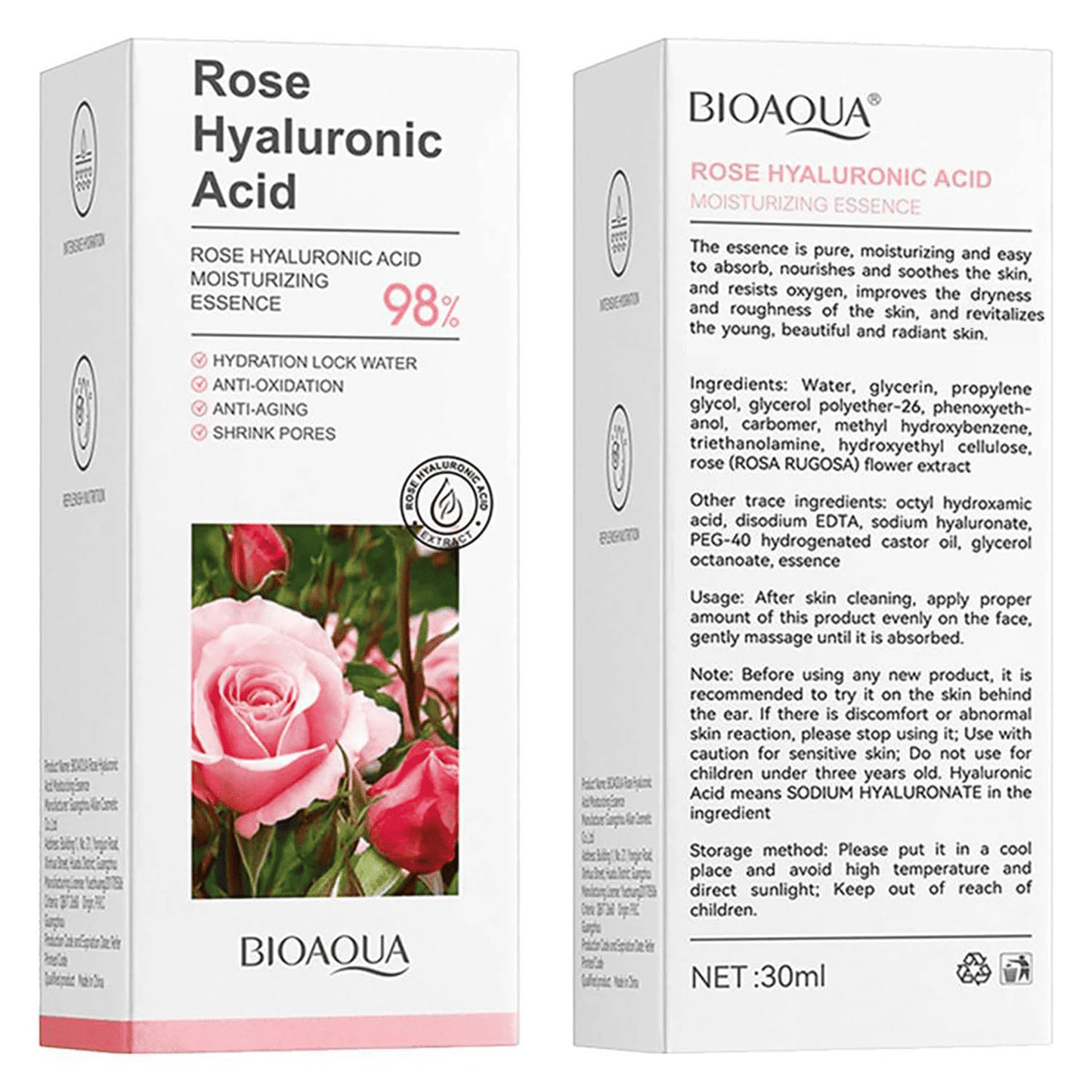 SERUM ROSAS Y ACIDO HIALURONICO